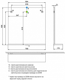 Iddis Мебель для ванной New Custo 70 белая – фотография-18